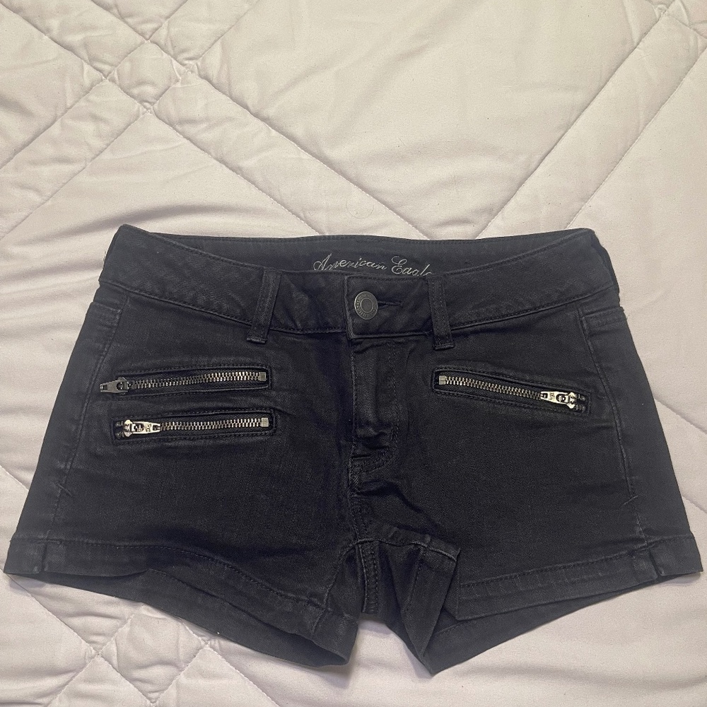 Black American Eagle Shorts